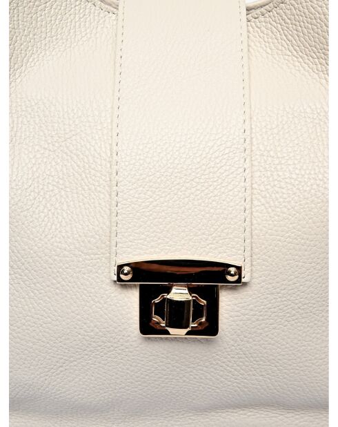Sac à poignée supérieure en cuir SS26 RM 1591 beige - 31x36x16 cm