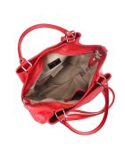 SS26 LV 1536 rote Lederhandtasche - 28x39x17 cm