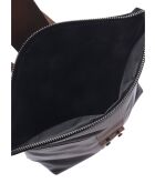 Mochila SS26 LV 128 de piel negro/marrón - 31x34x10 cm