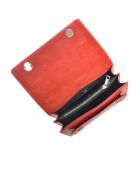 Sac bandoulière en cuir SS26 LV 8165 rouge - 15x22x6 cm