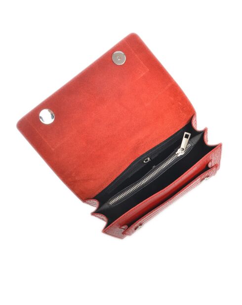Sac bandoulière en cuir SS26 LV 8165 rouge - 15x22x6 cm