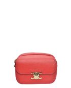 SS26 LV 130 Schultertasche aus rotem Leder - 17x22x7 cm