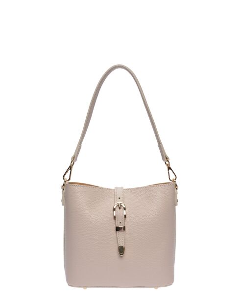 Sac seau en cuir SS26 RM 132T beige - 19x21.5x10.5 cm