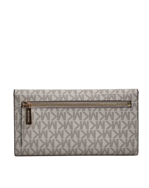 Portefeuille Jet Set grand format, crème - 18.4 x 10.1 x 2.5 cm