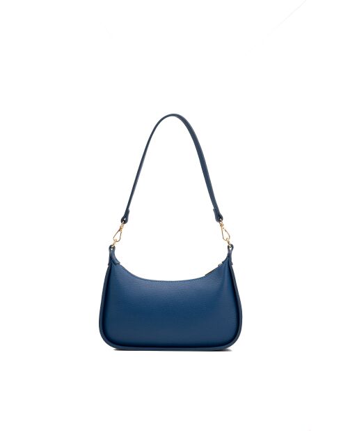 Sac à bandouliere en cuir Storm bleu - 25x13x6.5cm