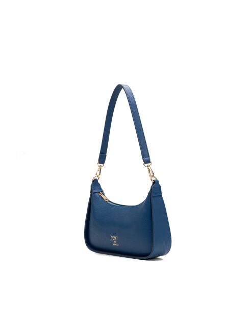 Sac à bandouliere en cuir Storm bleu - 25x13x6.5cm