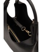 Sac à main en cuir Lola noir - 21x20.5x14.5cm
