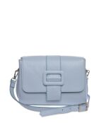 SS26 LV 105T hemelse leren schoudertas - 18x23x8 cm