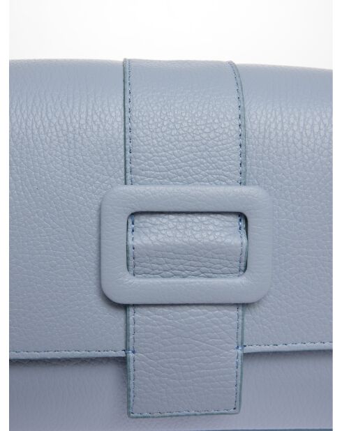 SS26 LV 105T hemelse leren schoudertas - 18x23x8 cm