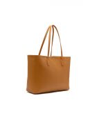Sac cabas en cuir Sola camel - 48x29x14cm