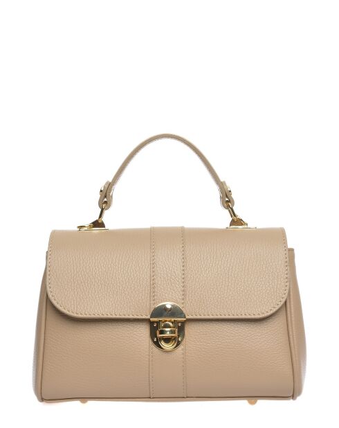 SS26 RM 1954T modderleren handtas - 17x24x9,5 cm