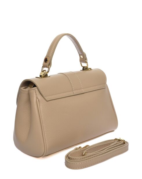 SS26 RM 1954T modderleren handtas - 17x24x9,5 cm