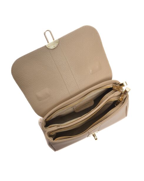 SS26 RM 1954T modderleren handtas - 17x24x9,5 cm