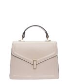 SS26 LV 3150 beigefarbene Lederhandtasche - 21x26x8 cm