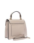 SS26 LV 3150 beigefarbene Lederhandtasche - 21x26x8 cm