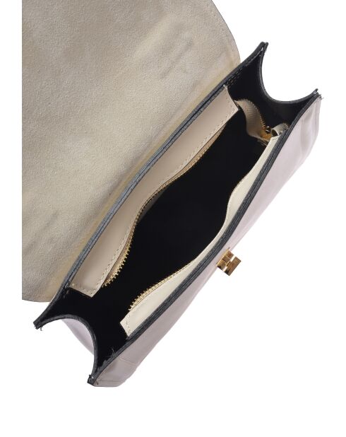 SS26 LV 3150 beigefarbene Lederhandtasche - 21x26x8 cm