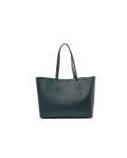 Sac cabas en cuir Sola bleu canard - 48x29x14cm