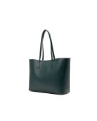 Sac cabas en cuir Sola bleu canard - 48x29x14cm