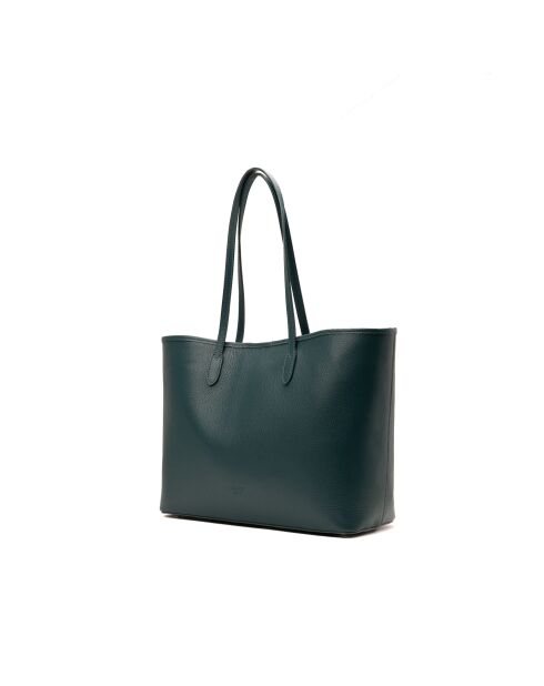 Sac cabas en cuir Sola bleu canard - 48x29x14cm