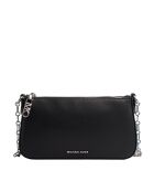 Sac bandoulière en cuir Empire noir - 25.4 x 12.7 x 5.1 cm
