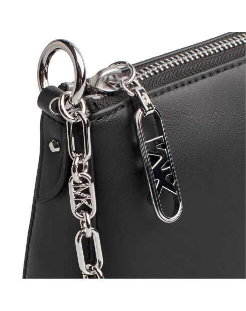 Sac bandoulière en cuir Empire noir - 25.4 x 12.7 x 5.1 cm