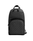 Sac à dos bandoulière Cooper noir - 21 x 35 x 15 cm