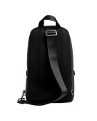 Sac à dos bandoulière Cooper noir - 21 x 35 x 15 cm
