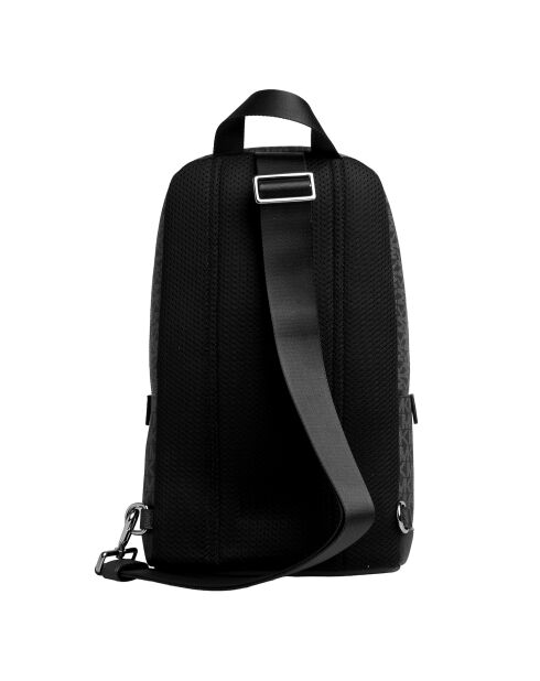 Sac à dos bandoulière Cooper noir - 21 x 35 x 15 cm