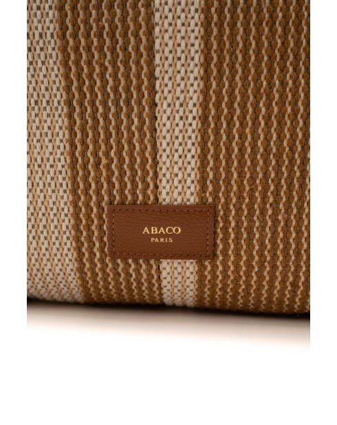 Sac à main en cuir Gina camel - 46x35x5cm