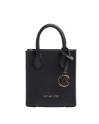Sac bandoulière en cuir extra petit Mercer noir - 15 x 25 x 6.3 cm