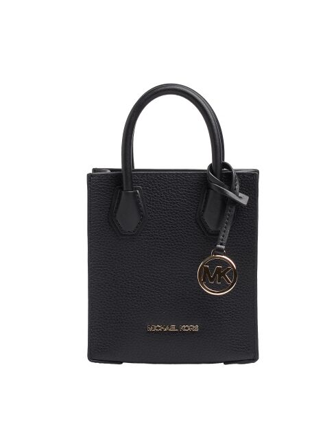 Sac bandoulière en cuir extra petit Mercer noir - 15 x 25 x 6.3 cm
