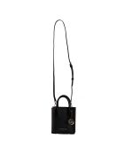 Sac bandoulière en cuir extra petit Mercer noir - 15 x 25 x 6.3 cm