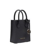 Sac bandoulière en cuir extra petit Mercer noir - 15 x 25 x 6.3 cm