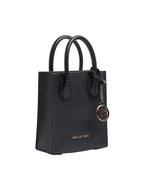 Sac bandoulière en cuir extra petit Mercer noir - 15 x 25 x 6.3 cm