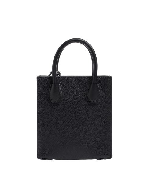 Sac bandoulière en cuir extra petit Mercer noir - 15 x 25 x 6.3 cm