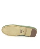 Mocassini Yoki in pelle scamosciata verde kaki