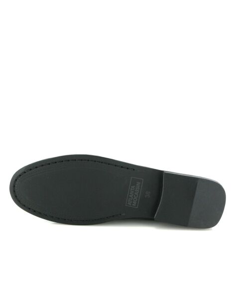 Marineblauwe loafers van generfd Yoki leer