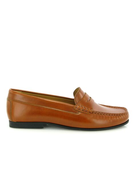 Yoki Sierra Antik cognac leren instappers