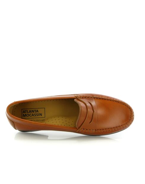 Yoki Sierra Antik cognac leren instappers