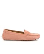 Roze loafers van Michèle suède