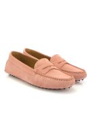 Roze loafers van Michèle suède