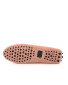 Roze loafers van Michèle suède