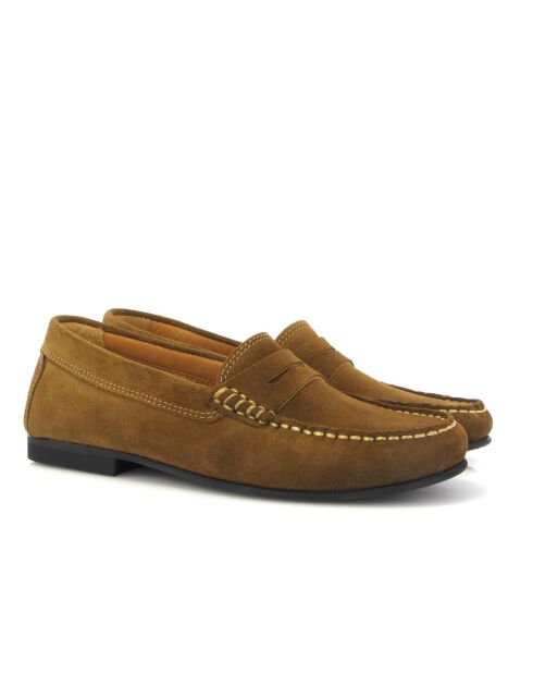 Camel Yoki suède instappers