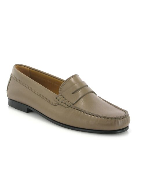 Mocassini Yoki in nappa color tortora