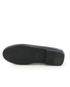 Donkerblauwe Yoki loafers van generfd leer