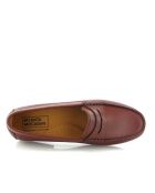 Bruine loafers van Cuoio generfd Yoki leer