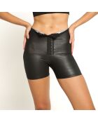 Zwart/zilveren sweatshort