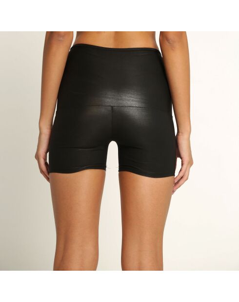 Zwart/zilveren sweatshort