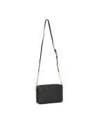 Bandolera Jet Set de piel negra - 23,5x15x5 cm