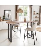 Tavolo in piedi multicolore Acacia Forest II - 140 x 60 x 105 cm